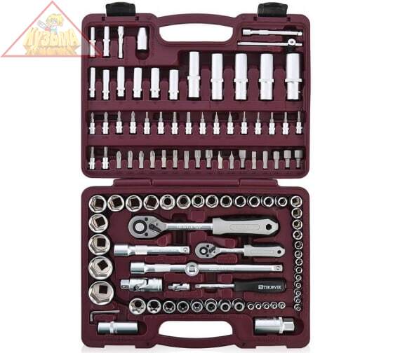 Набор инструмента универсальный 1/4", Thorvik1/2"DR, 108 предметов UTS0108