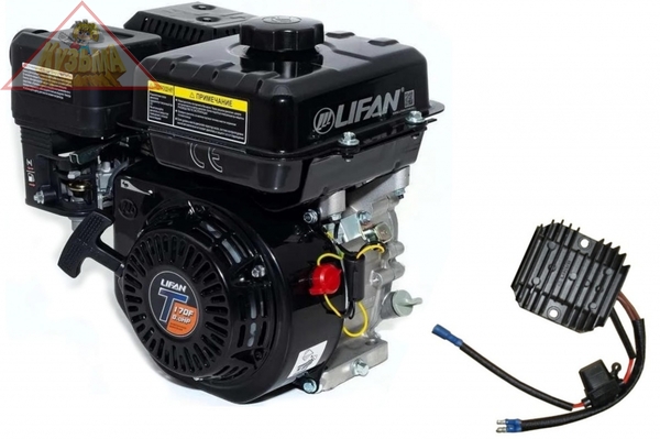 LIFAN KP230 3А (170F-2T 3А) (8.0 л.с., 4-хтактный, одноцилиндровый, с воздушным охлаждением, вал 20 мм, объем 223см³, ручной стартер, катушка 3А, вес 16 кг)	