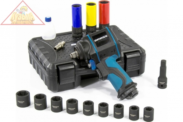 Пневматический ударный гайковерт GROSS G985K2 57445
