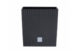 Кашпо для цветов Prosperplast Rato Low 32л, антрацит, 2 предмета DRTS325L-S433