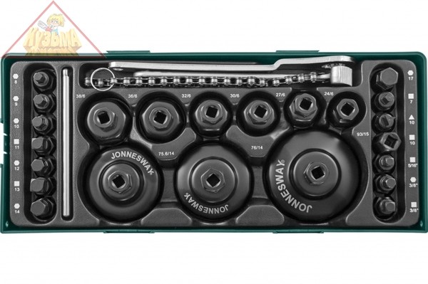 AI10003SP Набор для обслуживания системы смазки двигателей (замена масла.фильтров) (ложемент) Jonnesway