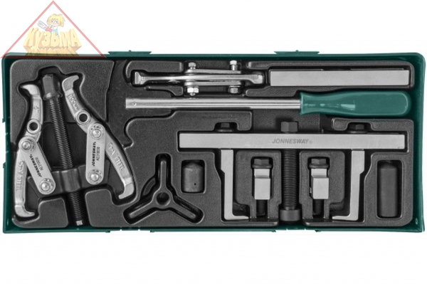 Набор съемников и приспособлений для обслуживания приводных шкивов Jonnesway AI10002SP