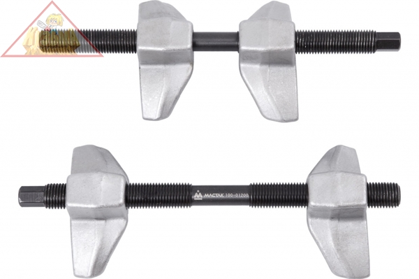 Кованая стяжка амортизаторных пружин 200мм, U-образные держатели, 2шт МАСТАК 100-01200