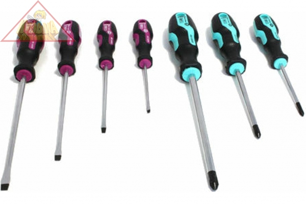 Набор из 7 отверток S Line Profi (шлиц-4шт, PH-3 шт) Narex, 862701