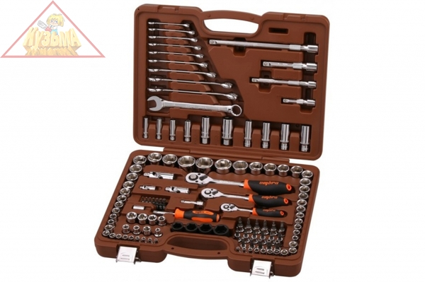 911120 Ombra Специальный набор инструмента, торцевые головки 1/4", 3/8", 1/2"DR, 4-32 мм и SAE 5/32"--1-1/4", ударные торцевые головки 1/2"DR, 17-23 мм, 120 предметов