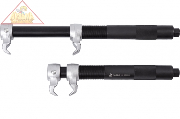 Кованная усиленная стяжка амортизаторных пружин, 280мм, одинарный крюк, 2шт МАСТАК 100-05280D