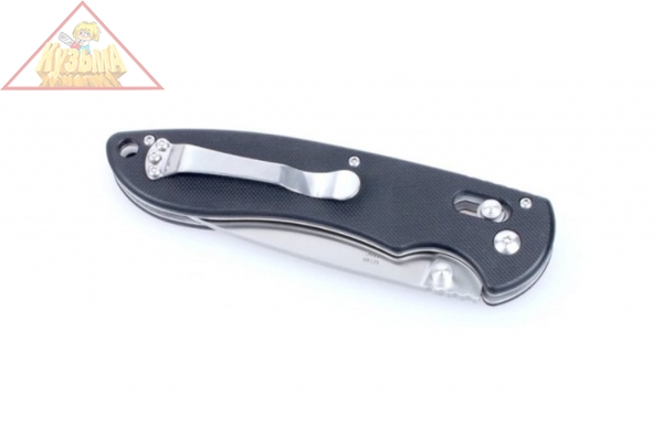 Нож складной Следопыт "Firebird by Ganzo" с клипсой, дл.клинка 95 мм, сталь 440С, цв. чёрный, G740-BK