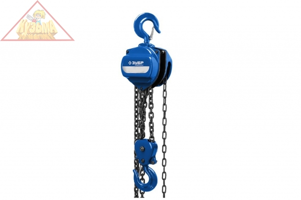 Цепная шестеренная таль, 3т / 3м ЗУБР ТШ-3-3 Профессионал (арт. 43081-3_z01)