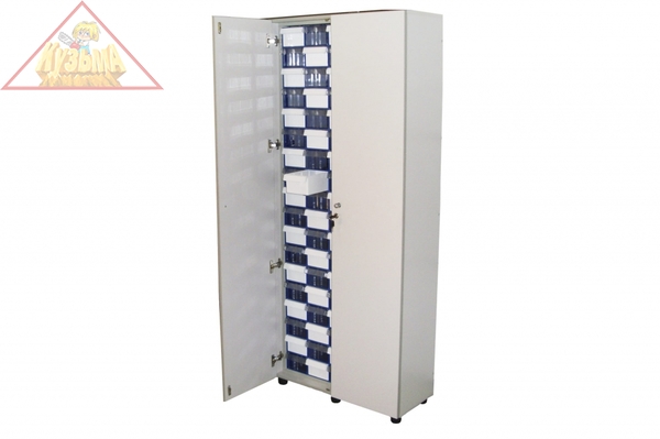 Шкаф с дверьми Стелла-техник С-2-90Д на 90 коробов, ЛДСП