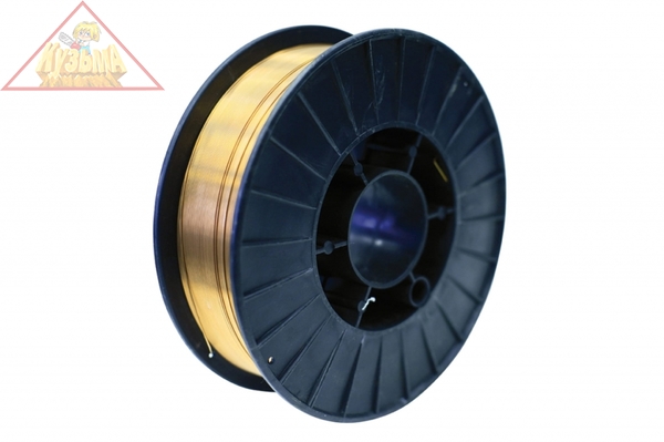 Проволока сварочная стальная омедненная 0606.010100 (5 кг; D 0.8 мм) Elitech 177938