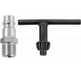 Дрель пневматическая прямая Thorvik 2500 об/мин., патрон 1-10 мм, арт. SAD2500