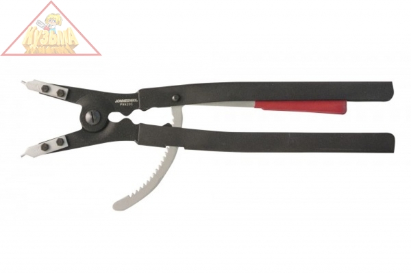P9920C Щипцы прямые с фиксатором для стопорных колец, разжим, 165-300 мм, 4.5-5.5 мм, 500 мм.Jonnesway