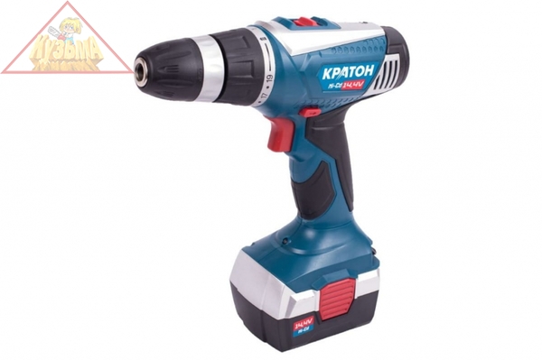 Дрель-шуруповерт аккумуляторная Кратон CD-14-K арт. 3 11 01 035