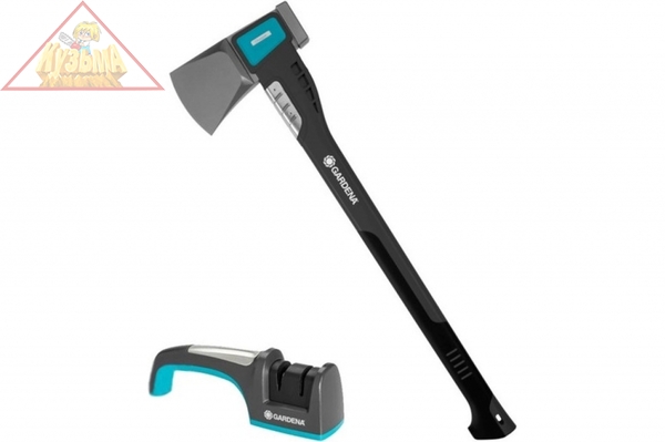 Комплект Gardena: малый топор-колун 1600 A + заточной комплект 08718-30.000.00