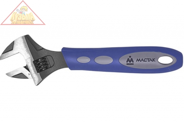 Разводной ключ (250 мм, держатель) МАСТАК 020-10250H
