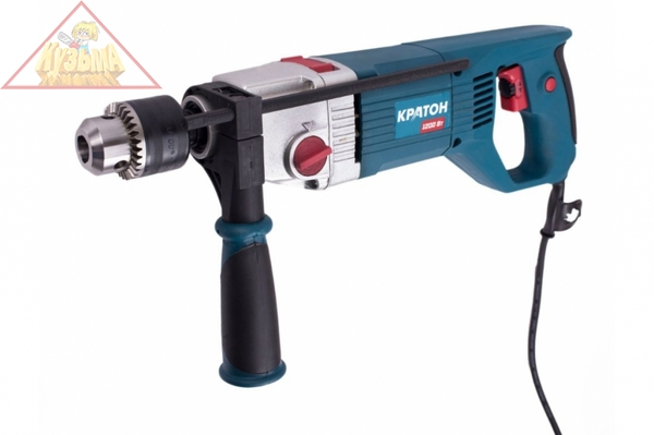 Дрель ударная Кратон PD-1200-13/2P, 3 02 01 025