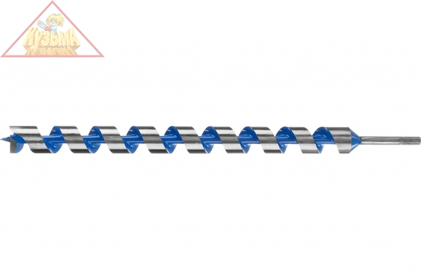 Сверло по дереву спираль Левиса ЭКСПЕРТ (52х600 мм; шестигранный хвостовик 12.5 мм) Зубр 2948-600-52