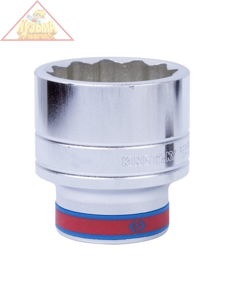 Головка торцевая стандартная двенадцатигранная 1", 75 мм KING TONY 833075M