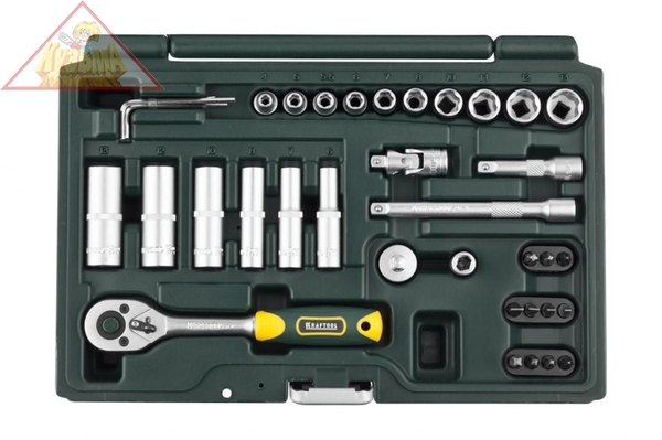 Набор торцевых головок EXPERT QUALITAT (36 предметов) Kraftool 27881-H37_z02