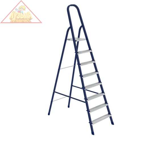 Стремянка, 9 ступеней, стальная, Россия// Сибртех 97849