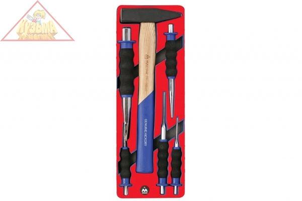 Набор ударно-режущего инструмента (ложемент, 6 предметов) МАСТАК 5-9006