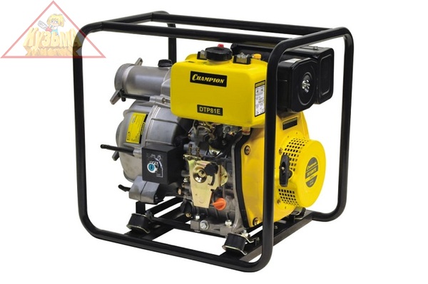 Дизельная мотопомпа Champion DTP81E