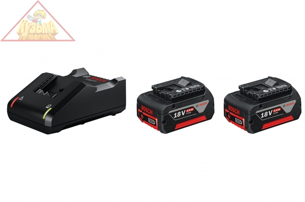 Аккумулятор Li-Ion 2x GBA 18 В 4.0 Ач + ЗУ GAL 18V-40 Bosch 1600A019S0