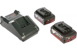 Аккумулятор Li-Ion 2x GBA 18 В 4.0 Ач + ЗУ GAL 18V-40 Bosch 1600A019S0
