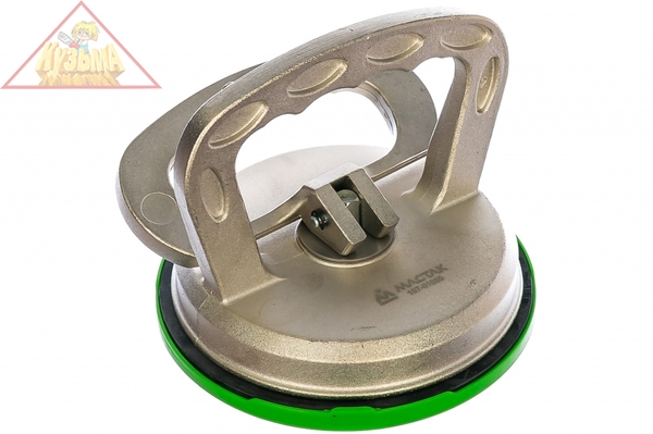 Вакуумный съёмник стекол МАСТАК металлический, одинарный 123 мм до 50 кг 107-01050