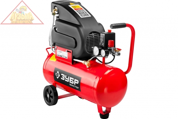 Воздушный поршневой масляный компрессор Зубр МАСТЕР ЗКПМ-220-24-1.5