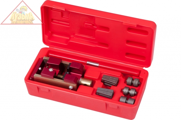 Приспособление для развальцовки тормозных трубок 4.75 и 6мм, кейс, 7шт МАСТАК 102-10046C