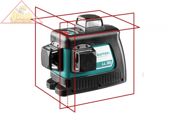 Лазерный нивелир KRAFTOOL LL-3D 34640-2