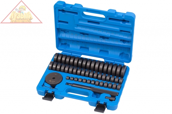 Набор оправок для монтажа и демонтажа подшипников, 49 предметов МАСТАК 100-20049C