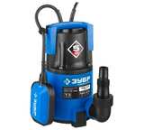 Погружной дренажный насос для чистой воды ЗУБР ПРОФЕССИОНАЛ НПЧ-Т3-750