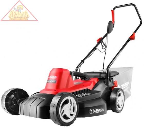 Роторная электрическая газонокосилка Зубр ЗГКЭ-38-1600