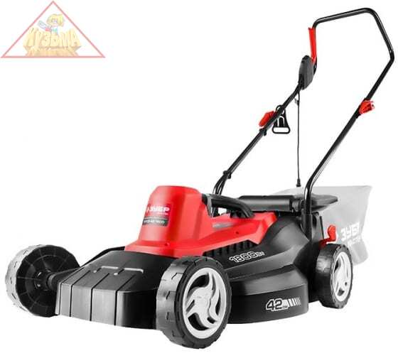 Роторная электрическая газонокосилка Зубр ЗГКЭ-42-1800