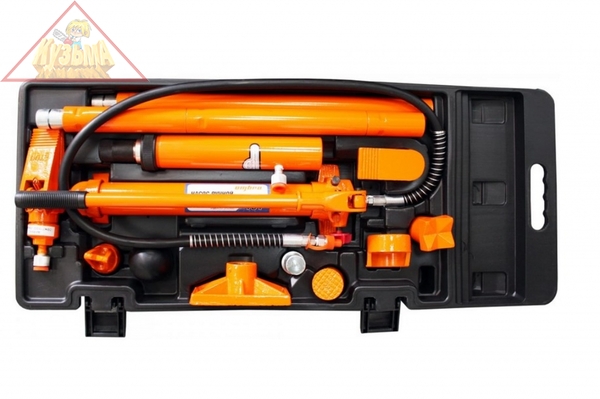 OHT918M Набор гидравлического инструмента для кузовного ремонта 10 т. 17 предметов Ombra