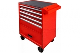 Тележка инструментальная, 5 ящиков и отсек KING TONY 87432-5B
