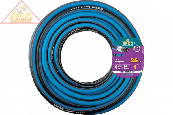 Поливочный армированный четырехслойный шланг Raco EXPERT 25 атм, 1", 25 м 40302-1-25_z01