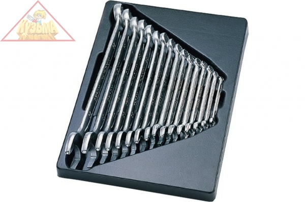 Набор комбинированных ключей, ложемент, 16 предметов KING TONY 9-1216MR03