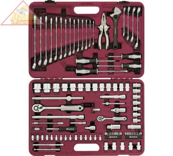 Набор инструмента универсальный THORVIK 1/4", 1/2"DR, 101 предмет, арт. UTS0101