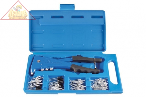 Заклепочник с набором заклепок, 121 предмет KING TONY 21-20-07MR