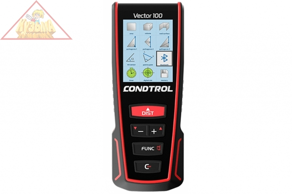 Лазерный дальномер CONDTROL Vector 100, 1-4-100 (3-х строчный инверсионный чёрно-белый дисплей)