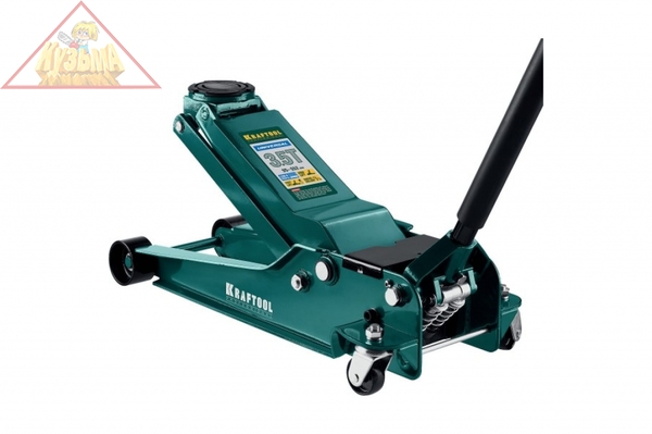 Домкрат KRAFTOOL гидравлический подкатной "Universal", 3,5т, 95-552 мм, 43454-3.5 43454-3.5