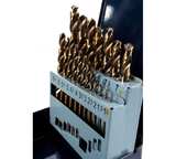 Набор спиральных сверл по металлу HSS Co в металлическом кейсе Thorvik, d1.0-10.0 мм, 19 предметов, арт. TDBS19K5