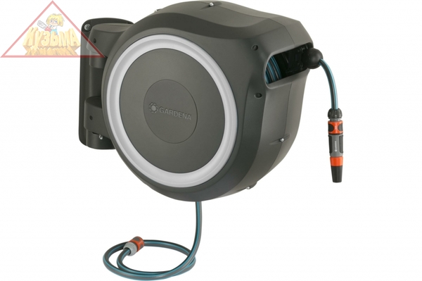 Настенная автоматическая катушка со шлангом белый цвет Gardena RollUp ML 18622-20.000.00