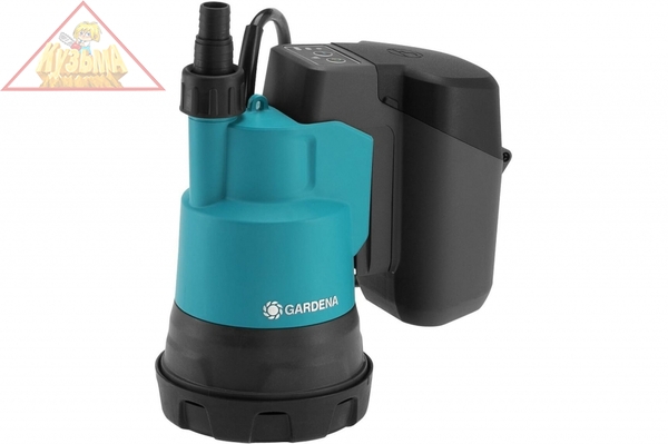 Аккумуляторный дренажный насос для чистой воды Gardena 14600-20.000.00