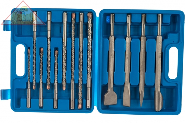 Набор зубил и сверл SDS-Plus (13 шт.) для перфораторов ЗУБР 29360-H13