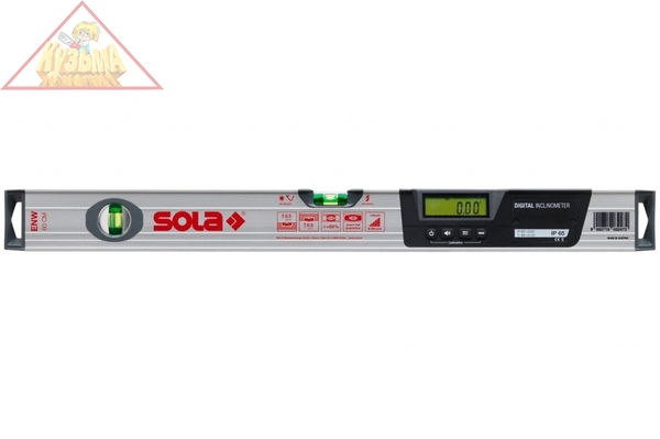 Уровень угломер электронный ENW 120, 120 см, защита IP65 /SOLA/,01721401