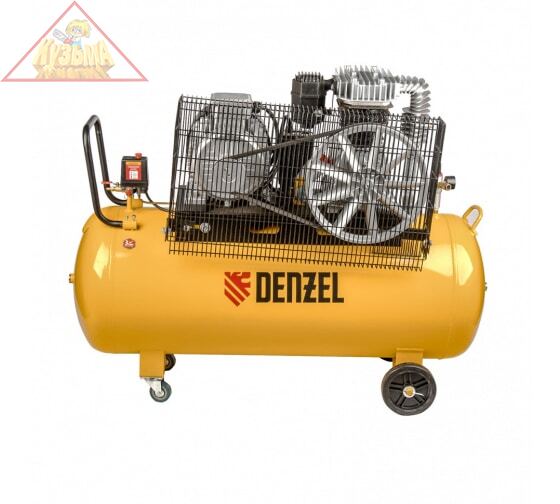 Компрессор DR4000/200, масляный ременный, 10 бар, производительность 690 л/м, мощность 4 кВт Denzel (58093)